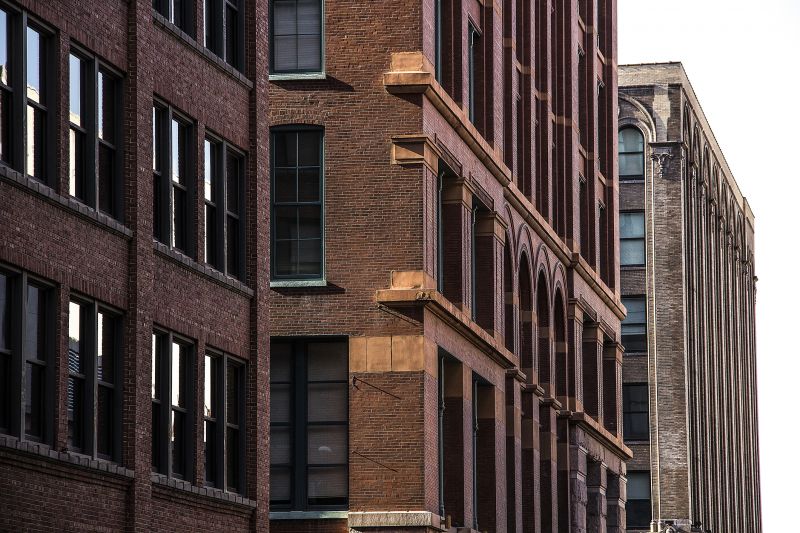 Completed Brick Facades